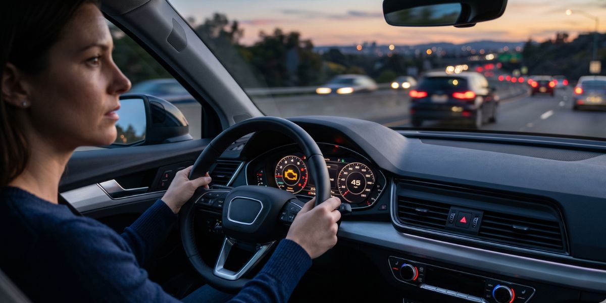 can you drive with engine light on