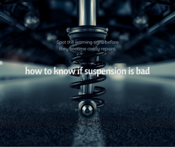how to know if suspension is bad