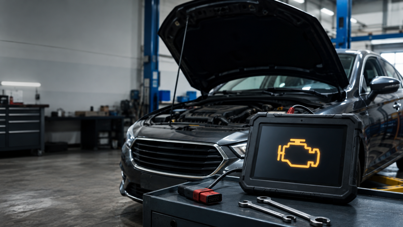is it ok to drive with check engine light on