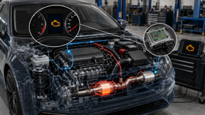 is it safe to drive with check engine light on