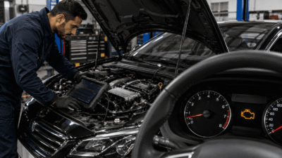 is it safe to drive with check engine light on