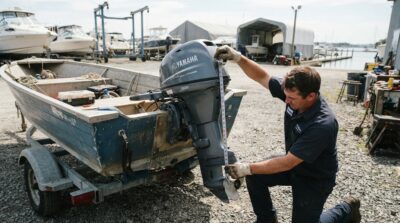 how do you measure shaft length on an outboard motor