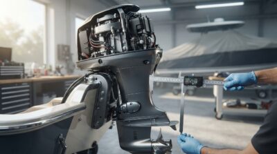 how to measure shaft length on outboard motor