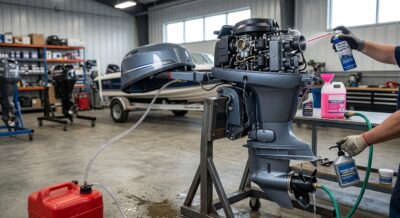 how to winterize a 2 stroke outboard motor